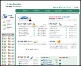 하나캐피탈 마니또론 메인페이지 홈페이지 제작 화면